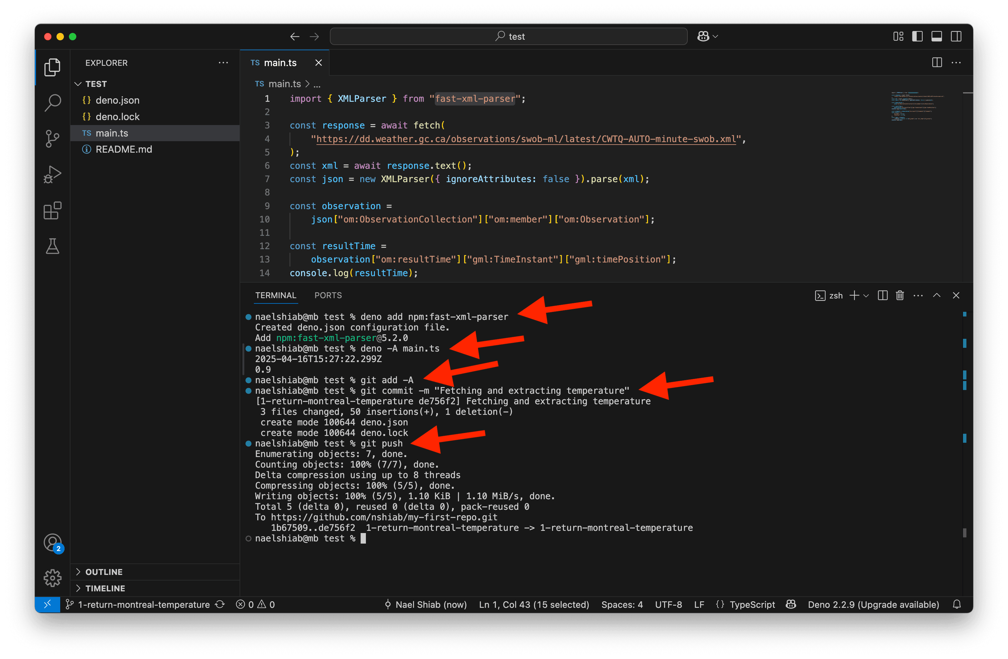 Pushing the new code from the new branch.