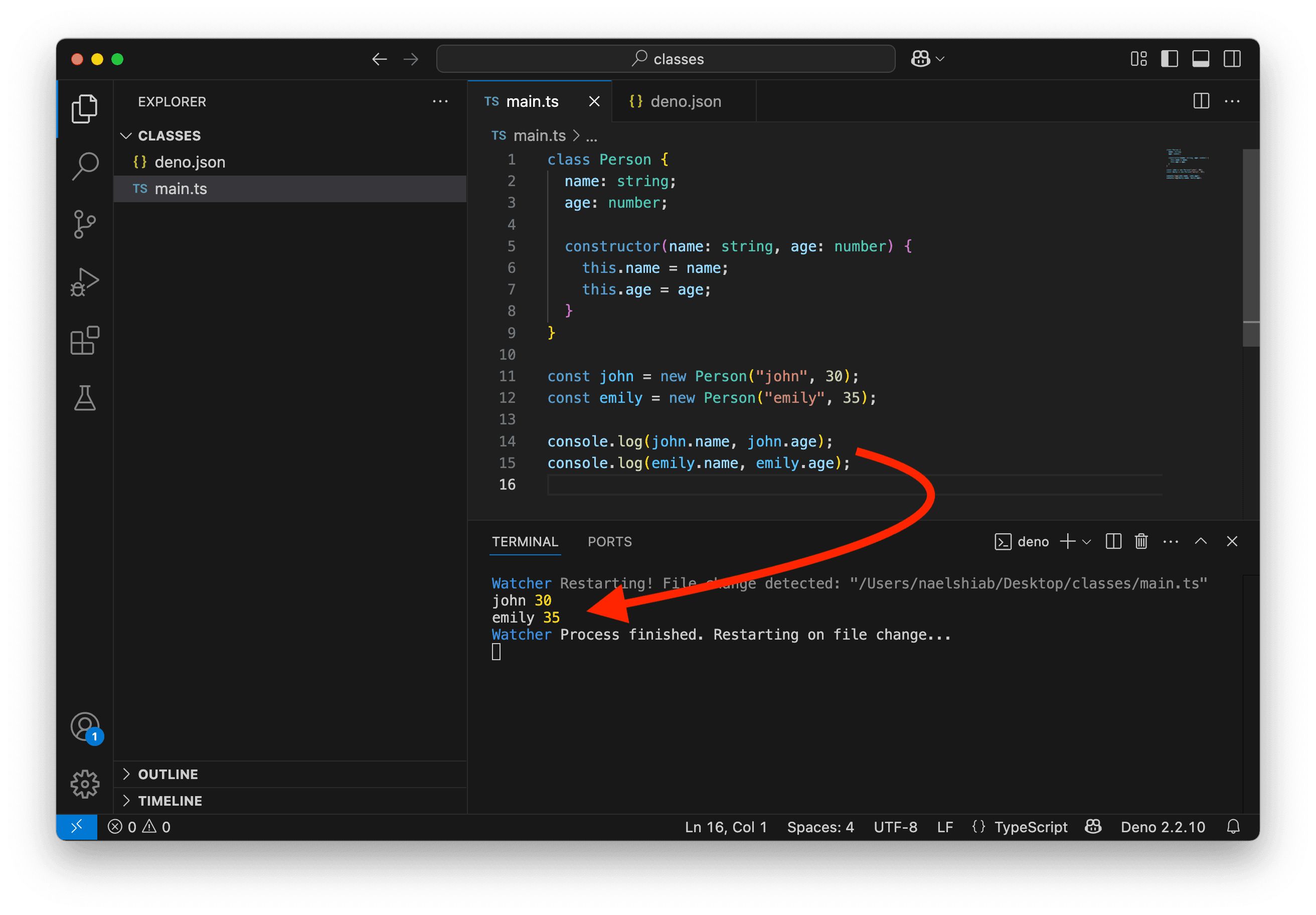 Logging properties.