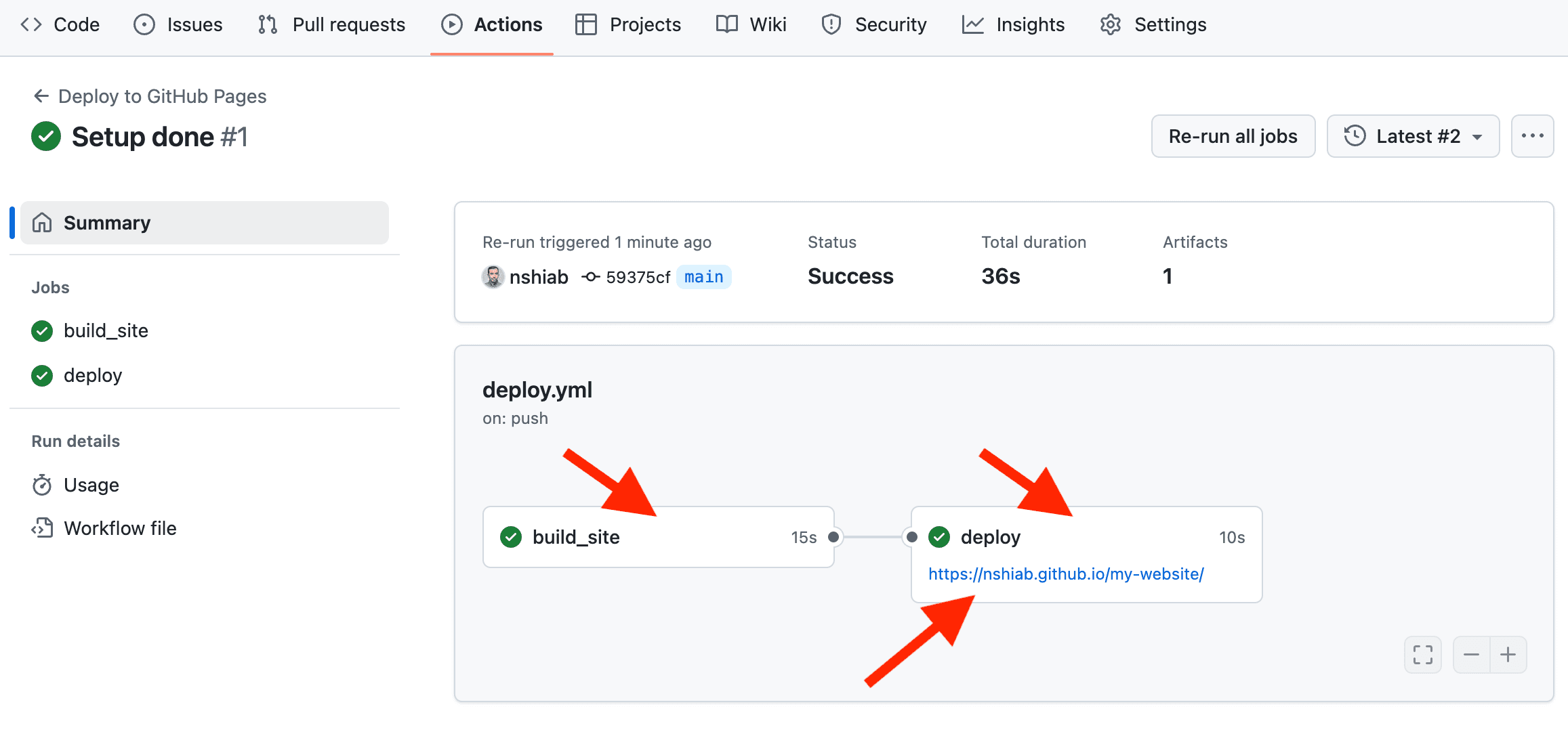 Successfully deployed to GitHub pages.